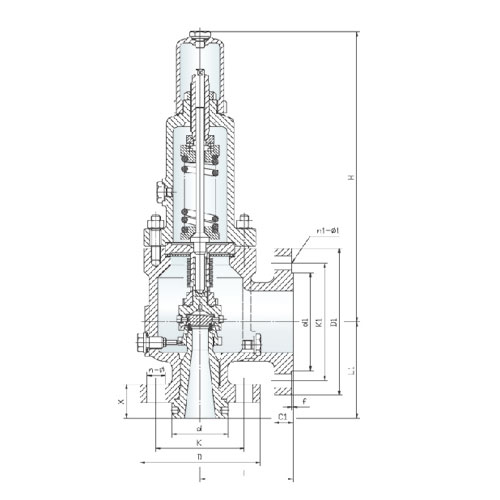 LFB波紋管式美標(biāo)安全閥 LFB波紋管式美標(biāo)安全閥